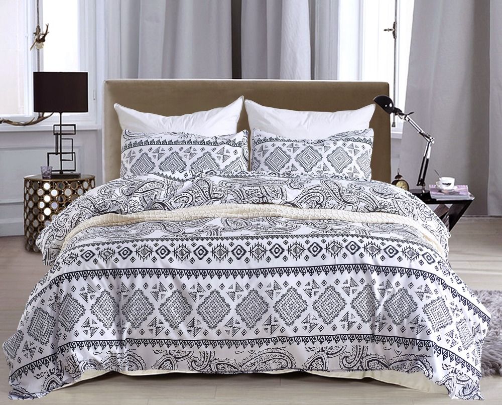 Aztec Es Zigzags Chevrons Paern Bedding Duvet Cover Set Pillow Case Aztec Es Zigzags Chevrons Paern Bedding Duvet Cover Set Pillow Case Us Twin Queen King Size 2 Sides Print Blue And White From