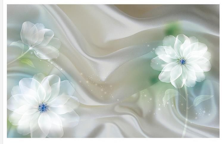 Custom Photo Wallpaper 3d Stereo Original 3d Fantasy Flower Ink