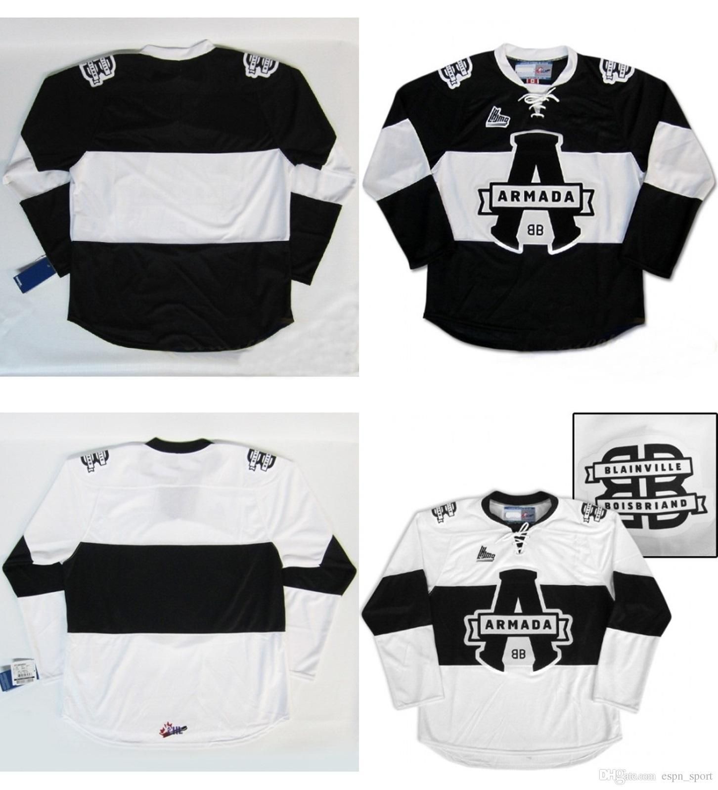 2020 Wholesale Customize QMJHL Blainville Boisbriand Armada Jersey Mens
