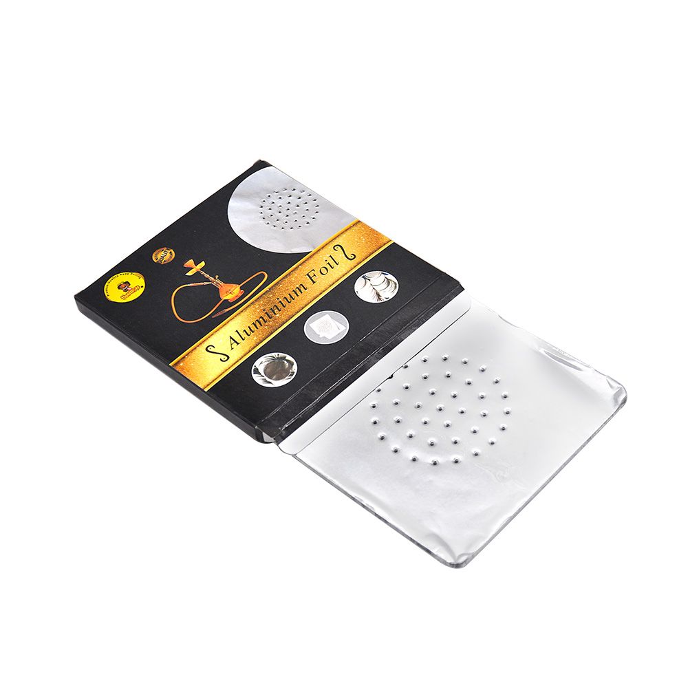 2021 1 Box Round Aluminum Hookah Foil Paper Diameter 120MM / Thickness