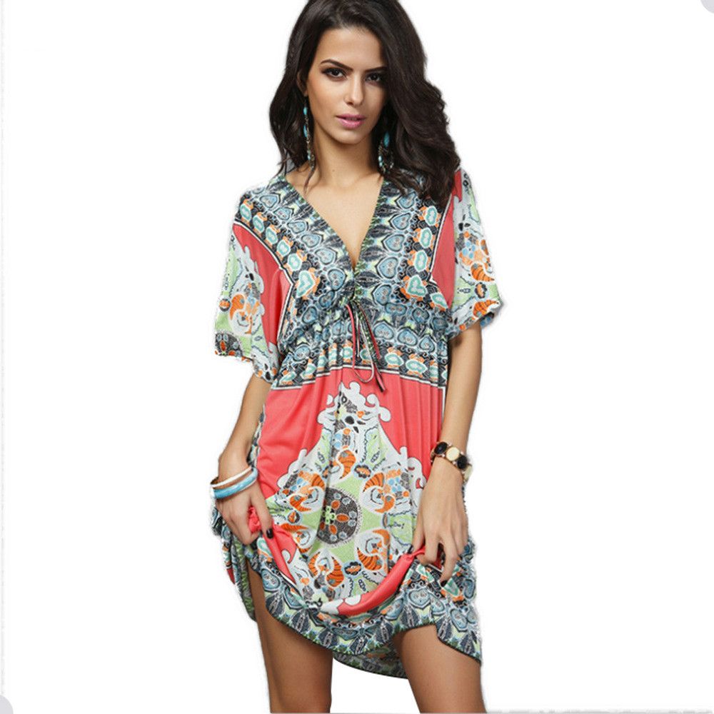 cheap beach dresses plus size