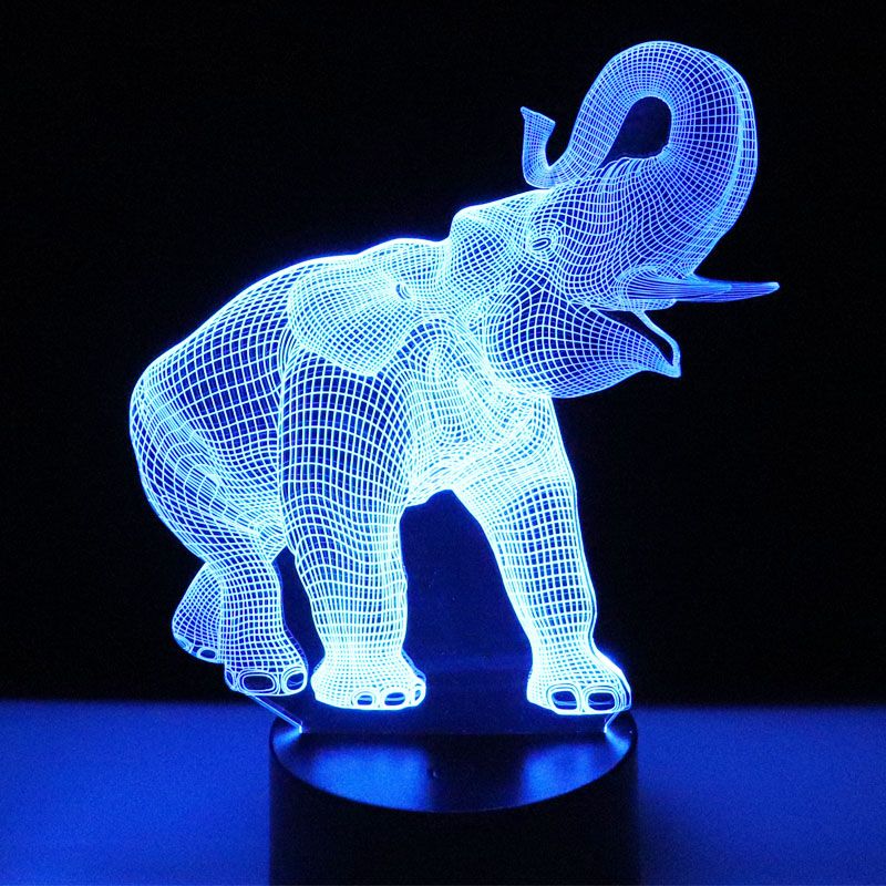 Nuit Lampe projecteur arc en ciel Lumière Couleur Changement Humeur Enfants Chambre Décoration