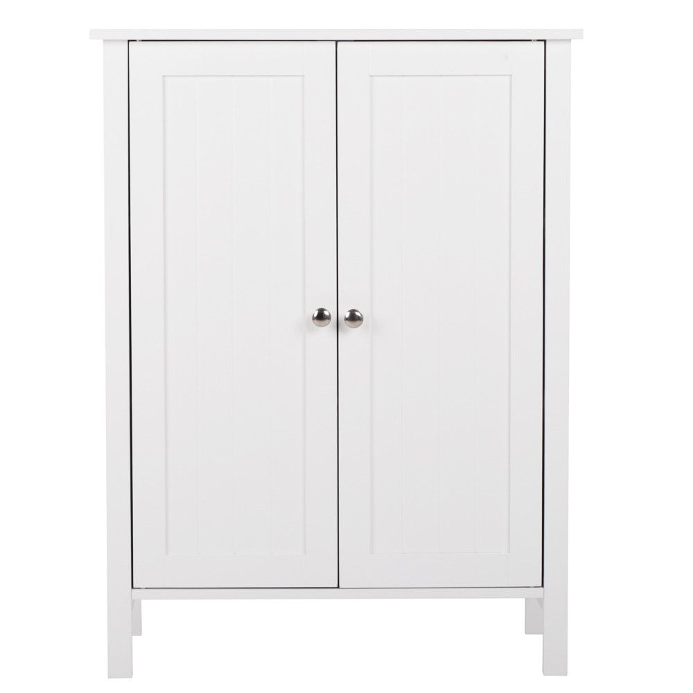 2018 Bathroom Floor Storage Cabinet With Double Door Three Layers Adjustable Shelf Waterproof Moisture Proof Wooden Collection Wall Cabinet White From 2018 Bathroom Floor Storage Cabinet With Double Door Three Layers Adjustable Shelf Waterproof Moisture Proof Wooden Collection Wall Cabinet White From