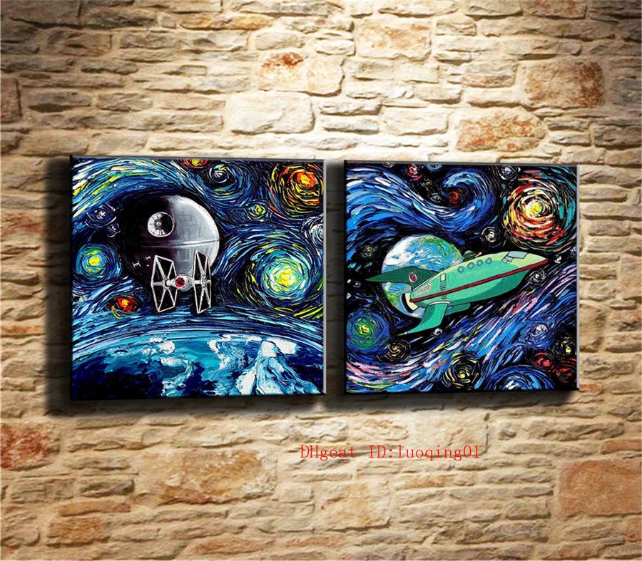 2019 Star Space Ship Canvas Pieces Home Decor Hd Printed Modern 2019 Star Space Ship Canvas Pieces Home Decor Hd Printed Modern Art Painting On Unframed Framed From Luoqing01 10 26 Dhgate Com