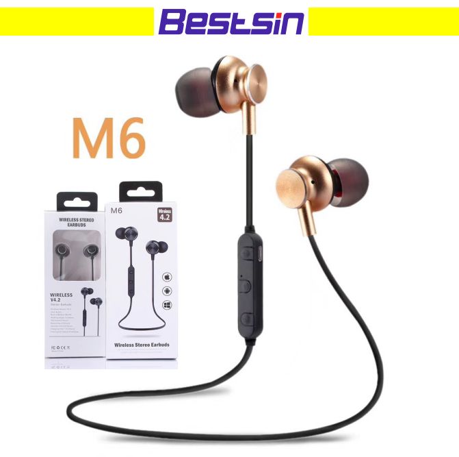 Casque Audio Avec Micro Bonne Qualité M6 Casque Bluetooth Bluetooth