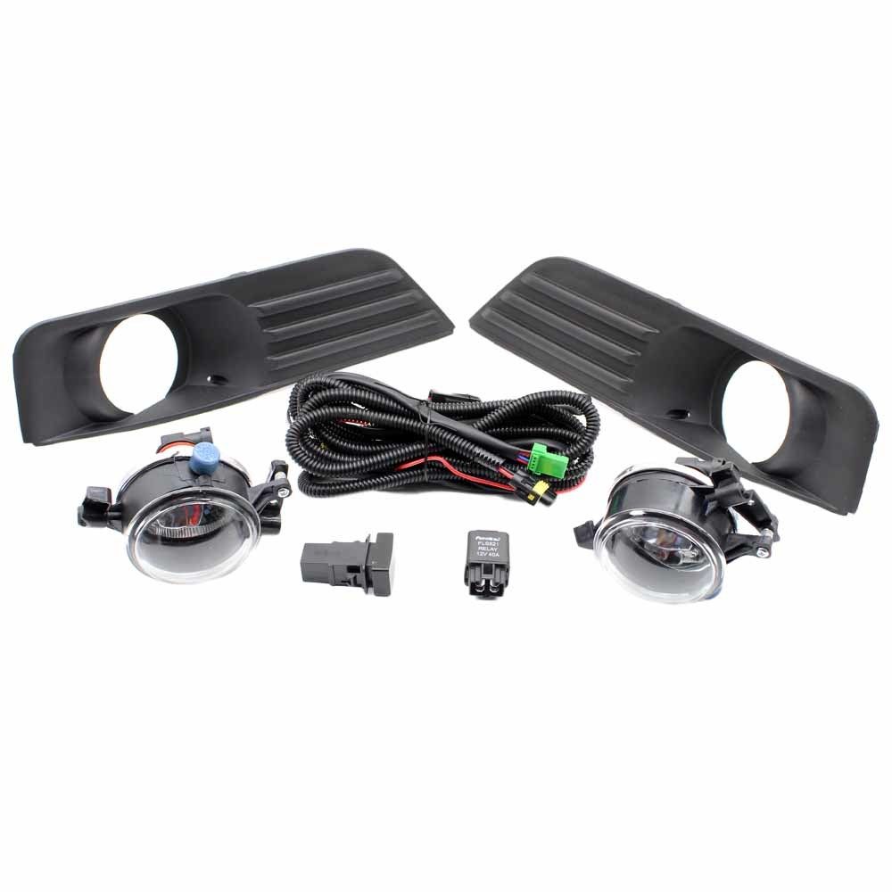 2019 fog light grille 2 lamp wire switch kit fog lights assembly