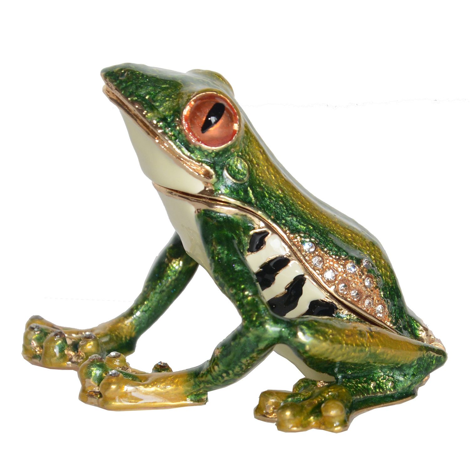 2020 Frog Jeweled Trinket Jewelry Boxes & Organizers Collectible Frog ...