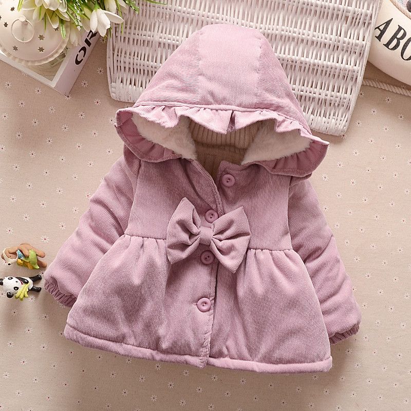 Acheter Nouvelle Annee De Noel Bebe Fille Vetements Enfants Vetements Mignon Arc A Capuchon Epais Veste Enfants Habit De Neige Bebe Filles Manteau Dhiver Infantile De 34 Du Kidsmart9 Fr Dhgate Com