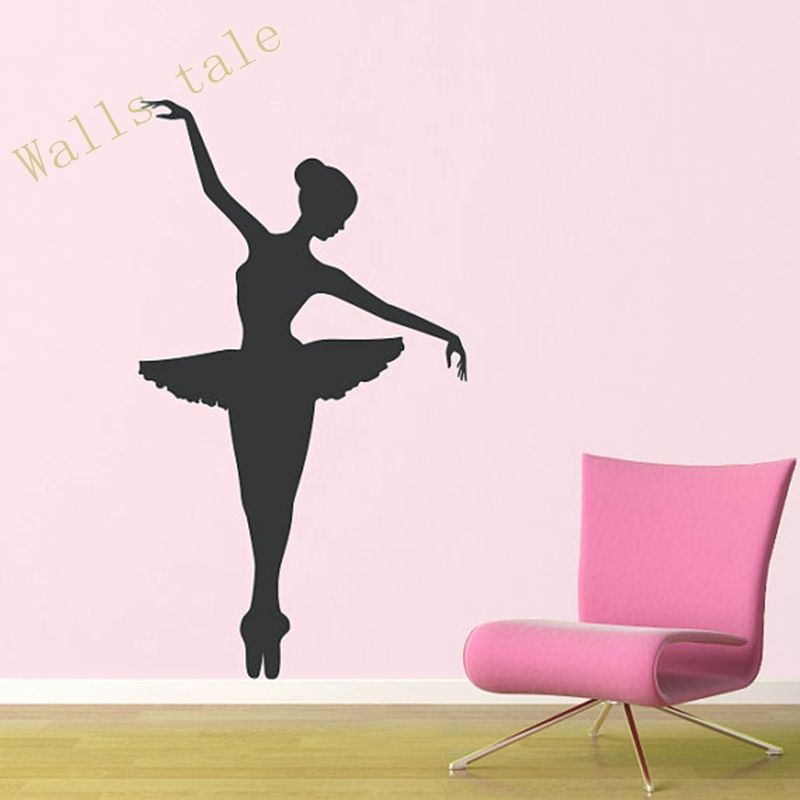 Ballerina Wall Decal R Dancing Ballet Vinyl Ballerina Wall Decal R Dancing Ballet Vinyl Graphic Stickers Large Size A2058 Sticker Laptop Strawberry Vw With