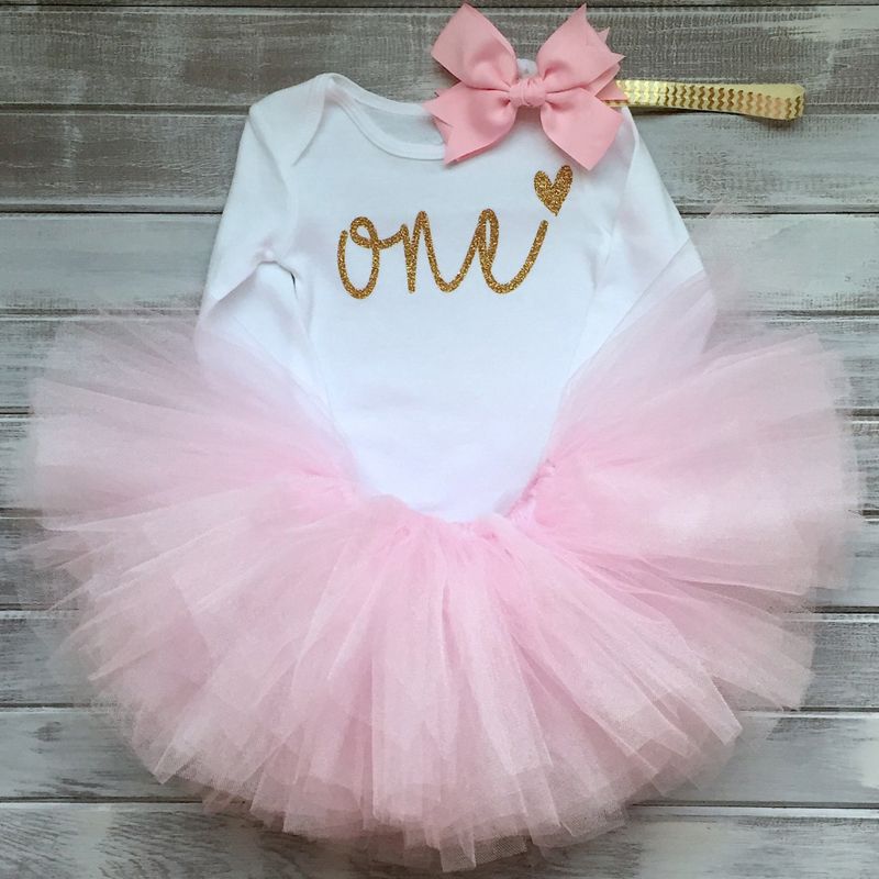 2019 Baby 1st Birthday Outfit Dresses Baby Girl Summer Clothes Long