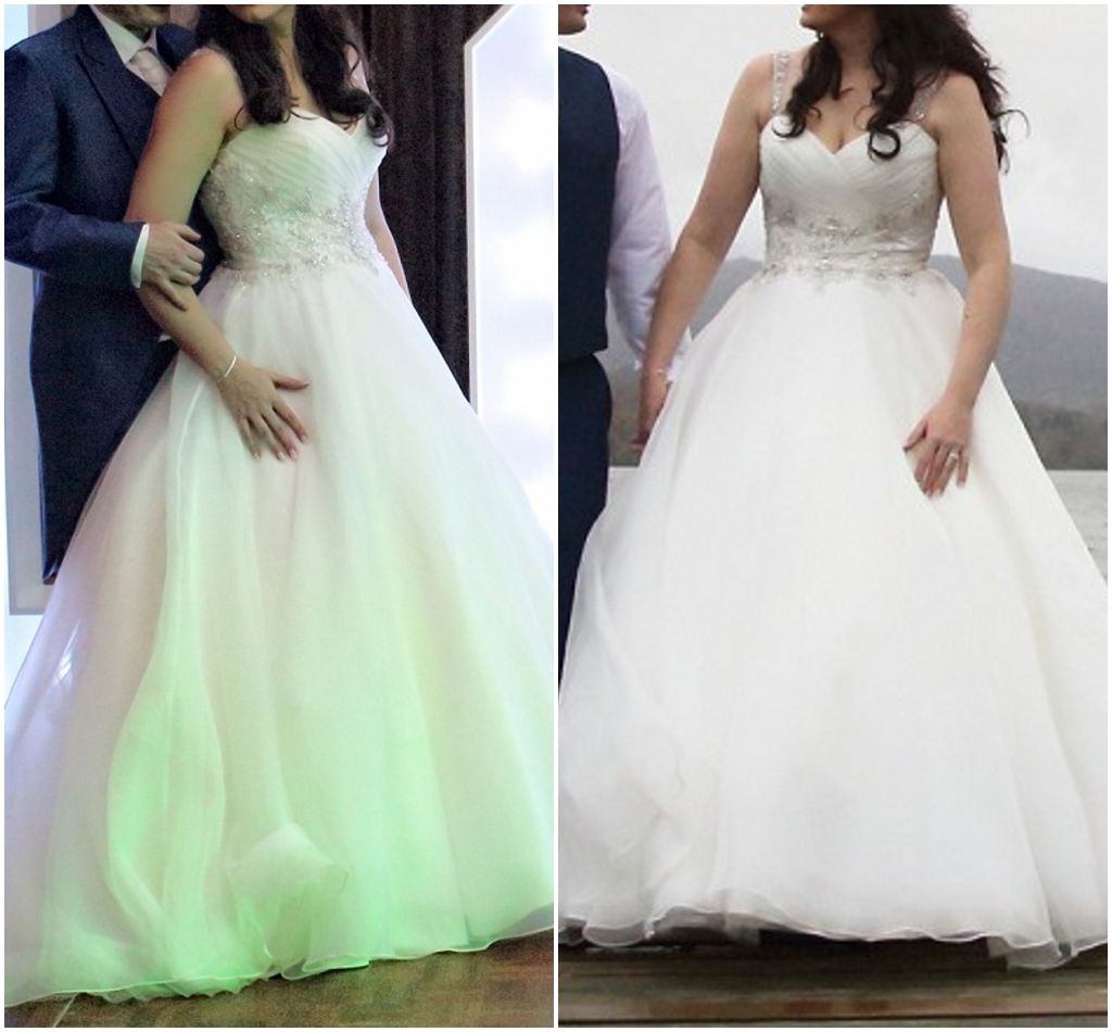 Beaded Empire Waist Wedding Dress