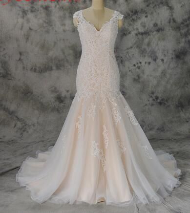 compre vestido de noiva vestido de boda de encaje de marfil y