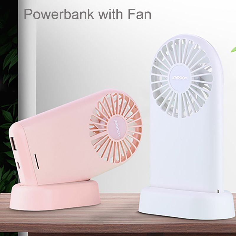 JOYROOM Power Bank with Fan DM192 5000mAh Battery Charger Powerbank