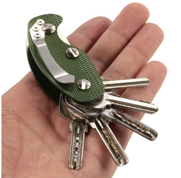 2019 2018 NEW EDC Multi Use Aluminum Key Holder Clip Folding Keys Clamp