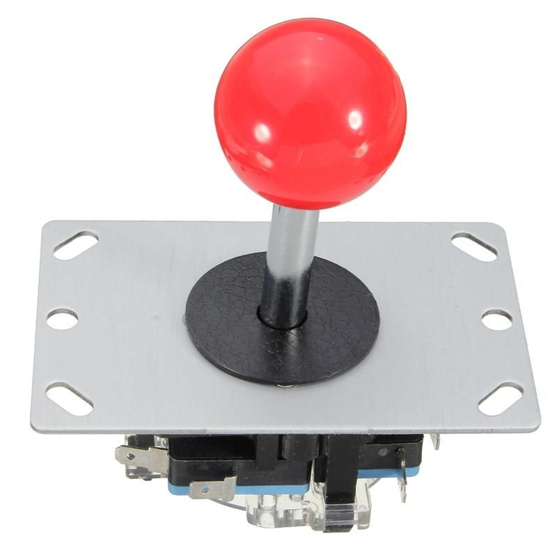 New Arrival DIY Arcade Game Joystick Red Ball 4/8 Way Replacement Parts