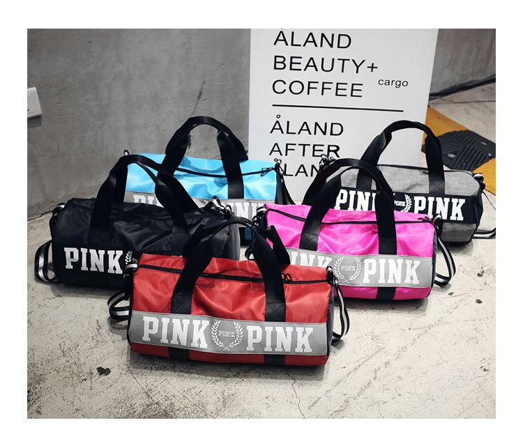 2018 Sport Bags For Women Luxury Handbags Pink Letter Large Capacity