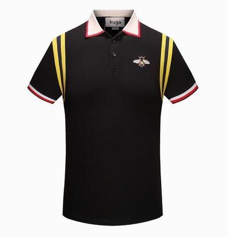embroidery shirts luxury brand shirt poloshirt polo snake bee tiger italy mens street