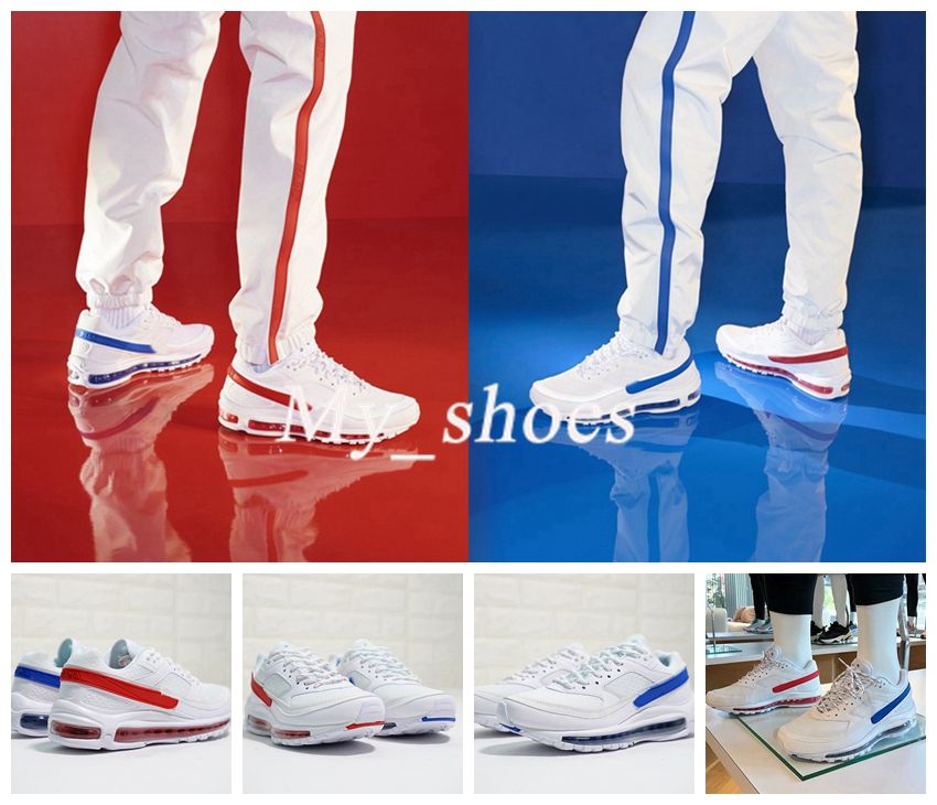 2018 New Skepta 97 BW Red Blue Odd Running Shoes Sports SK 97 97s BBR Womens Sneakers Mens 
