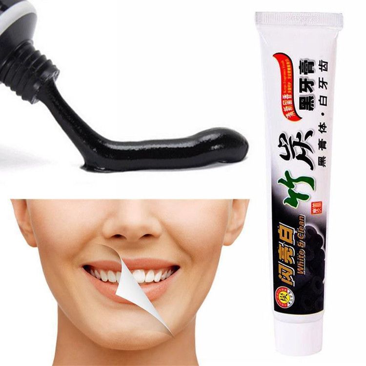 Drop Shipping new charcoal toothpaste black tooth paste bamboo charcoal toothpaste oral hygiene tooth paste in stock