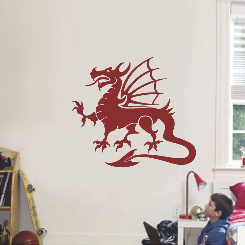 dragon removable wall stickers for nursery kids room home art decor