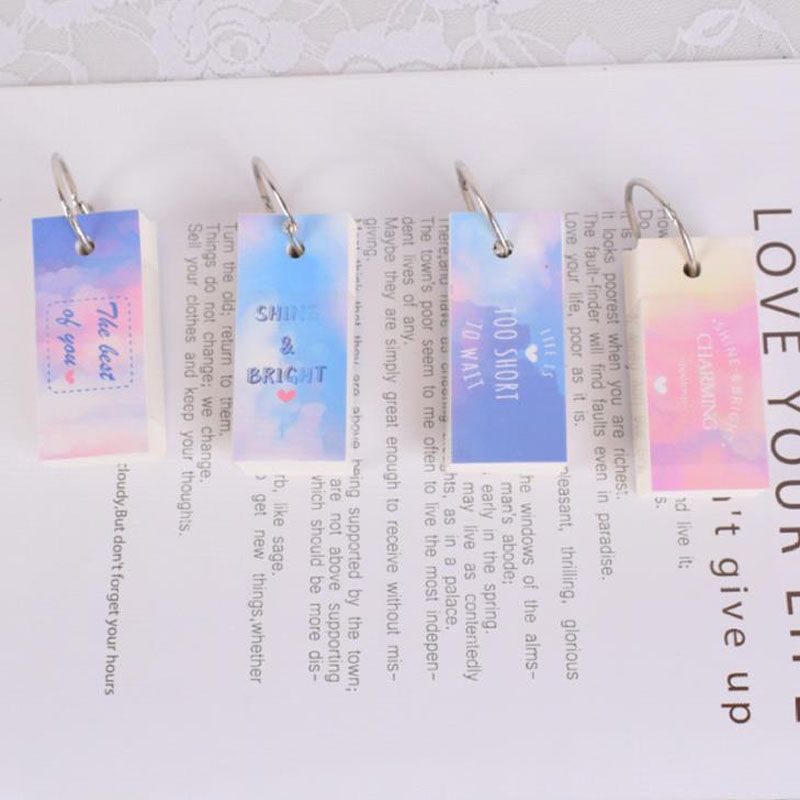 2019 Kawaii Novelty Sky Rainbow Mini Diary Pocket Notebook Hand Memo