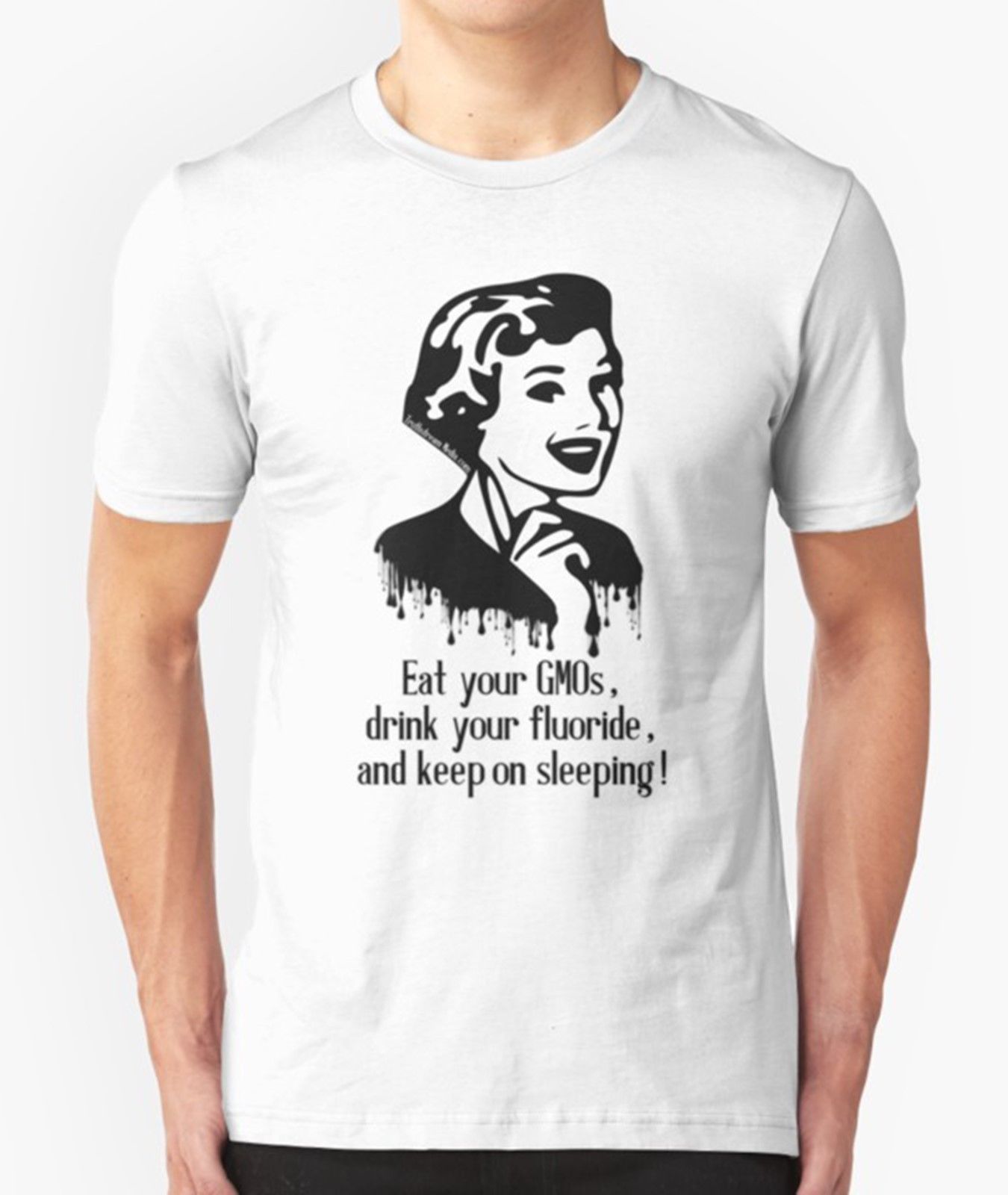 eat your gmo s t shirt new world order conspiracy theory fluoride