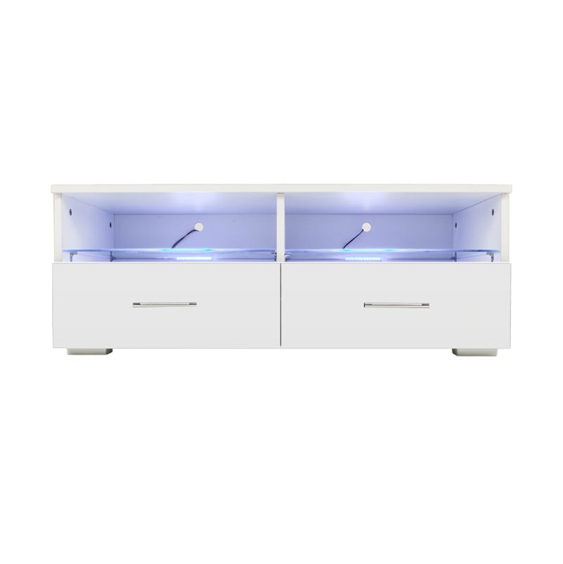 High Gloss Front Led Tv Stand Modern Living Room Furniture Cabinets Design Drop