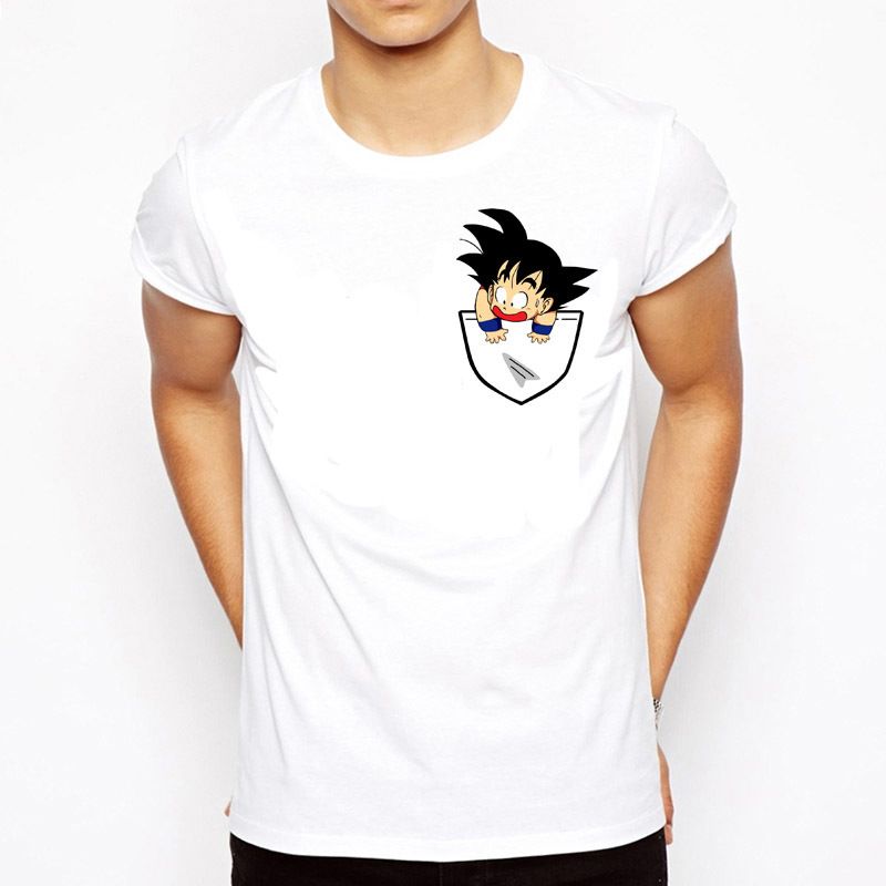 Dragon Ball T Shirt Men Summer Dragon Ball Z Super Son Goku Slim Fit Cosplay 3D T Shirts Anime ...