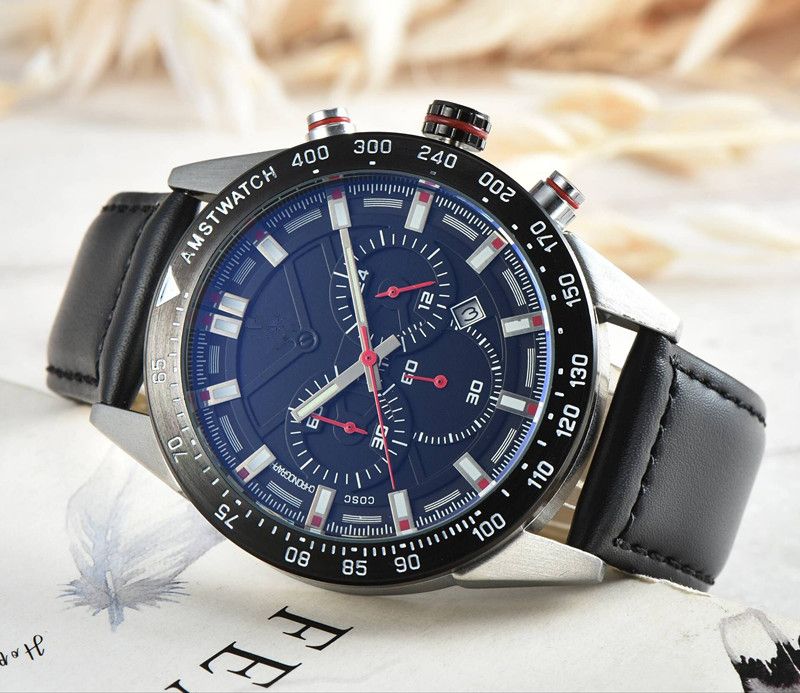 All Subdials Work Watch Mens Or Women Stainless Steel Quartz