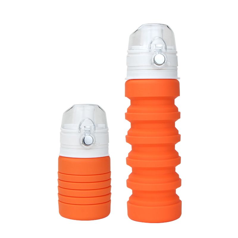 Travel Bottles Silicone Collapsible Drink Kettle Water Storage Bottle Convenient