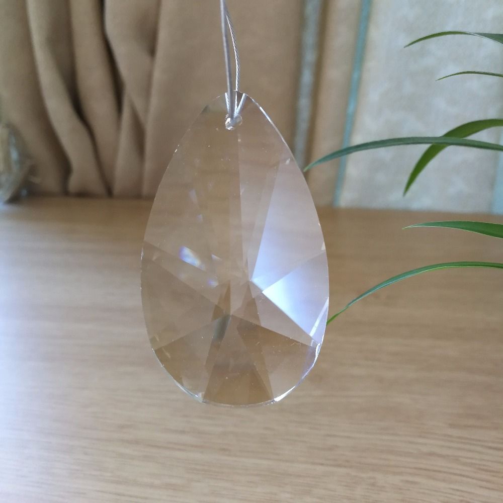 102units 63mm Pear Shape K9 Crystal Chandelier Pendant 102units 63mm Pear Shape K9 Crystal Chandelier Pendant Ornament For Garland Strands