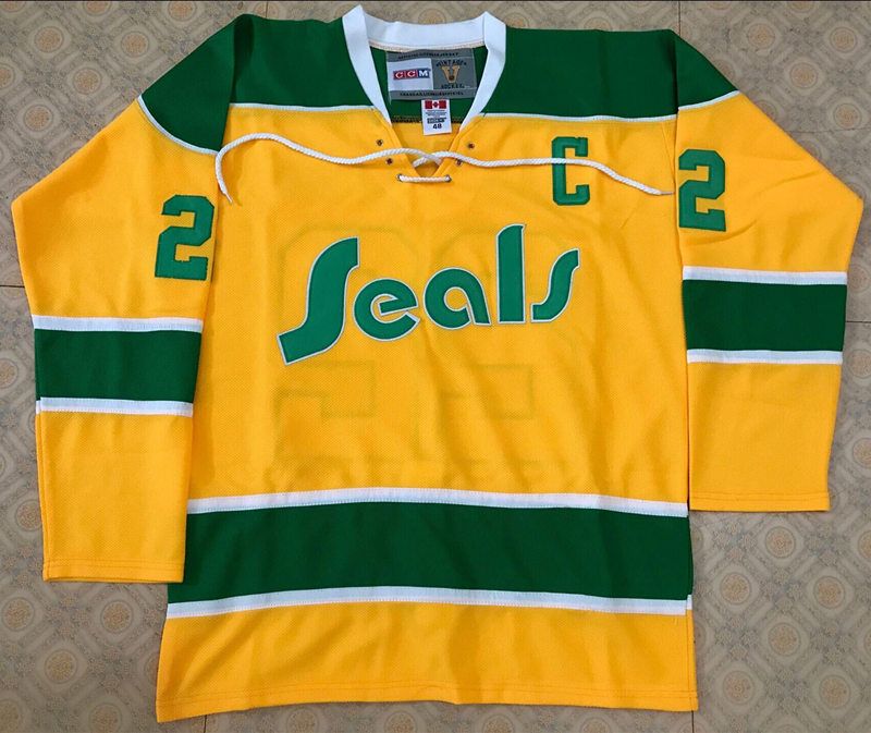 California Golden Seals 22 Joey Johnston Ice Hockey Jersey Men's