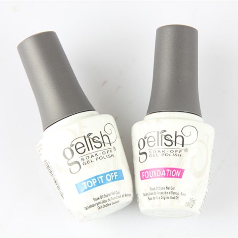 2018 Hot Selling Gelish Base Coat, No Wipe Top Coat And Cleaner Top
