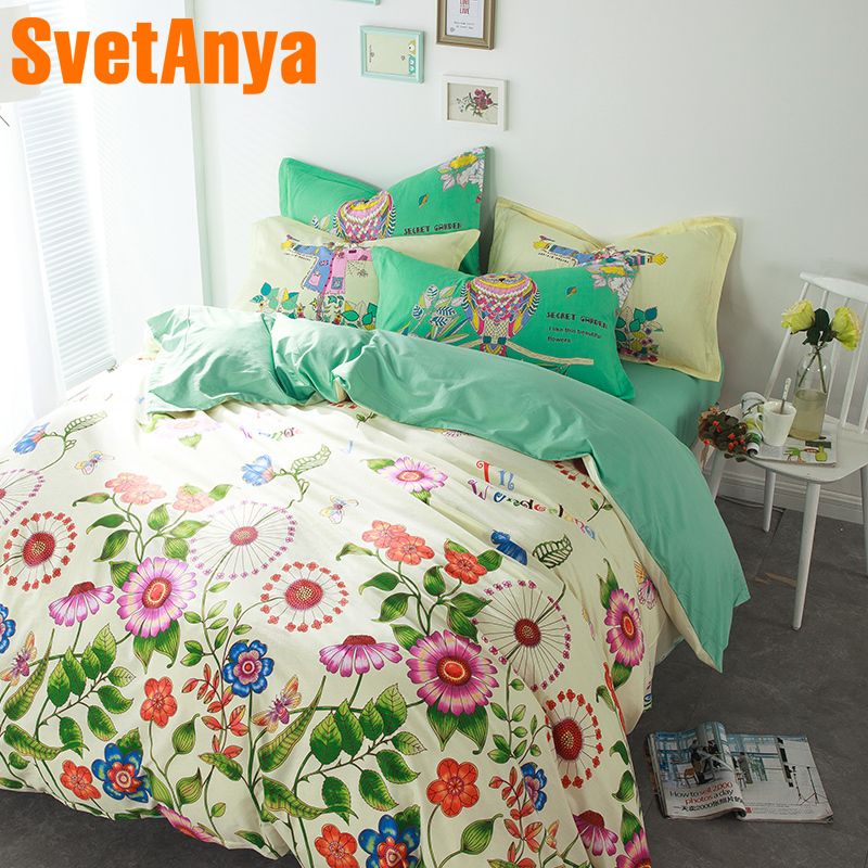 svetanya fruits print sheet pillowcase duvet cover set 100 cotton