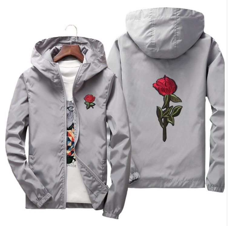 black rose windbreaker