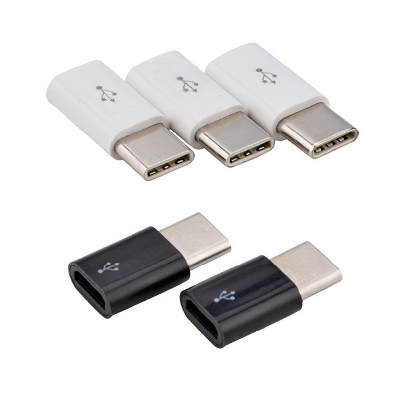 V8 Micro Usb Female Port To Type C Male Port Data Adapter Converter