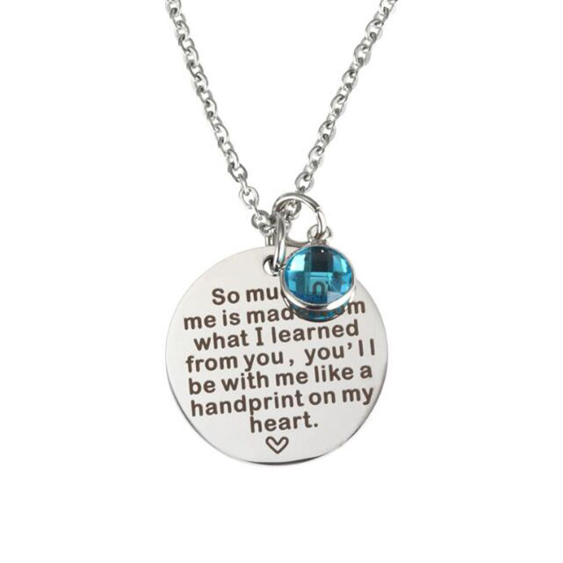 Wholesale Fashion Jewelry Accessories Inspirational Teacher Necklace