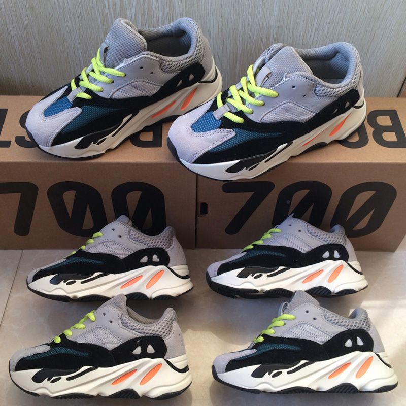 heiß Adidas yeezy boot 700 Kinder Schuhe Wave Runner 700 adidas Yeezy Wave Runner 700 Kinder Schuhe Wave Runner 700 Kanye West Laufschuhe Junge Mädchen Trainer Sneaker 700 Sportschuh Kinder Sportschuhe