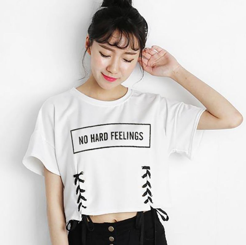 loose dance crop tops
