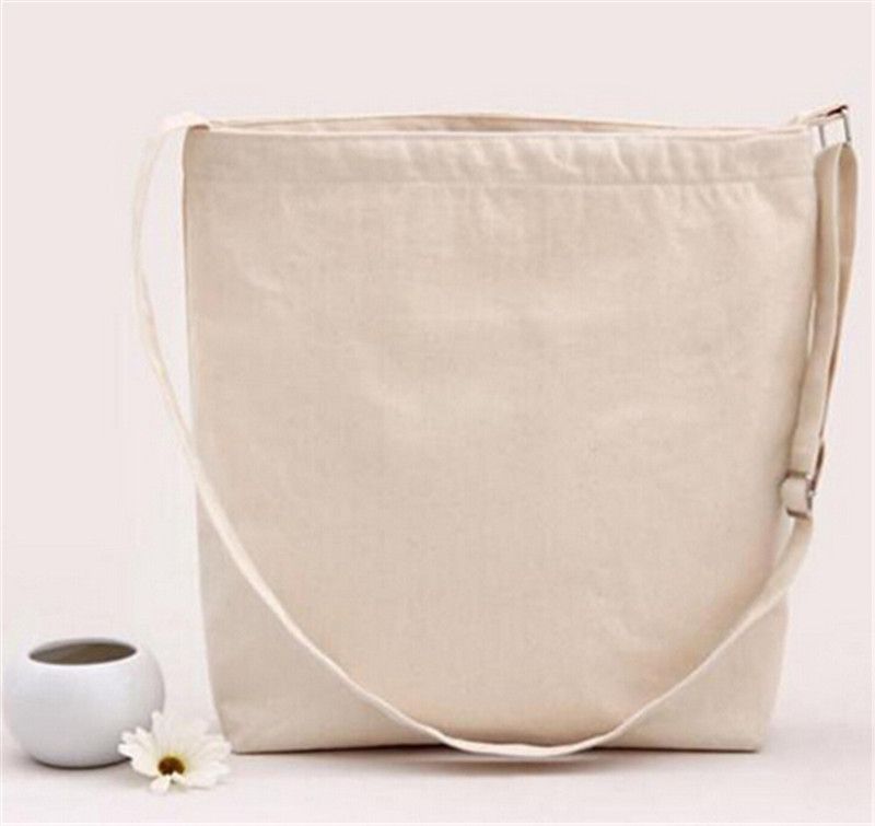 Wholesale Canvas Shoulder Bag Literature And Art Model Sling Bag Blank Bag Can Do Customize ...