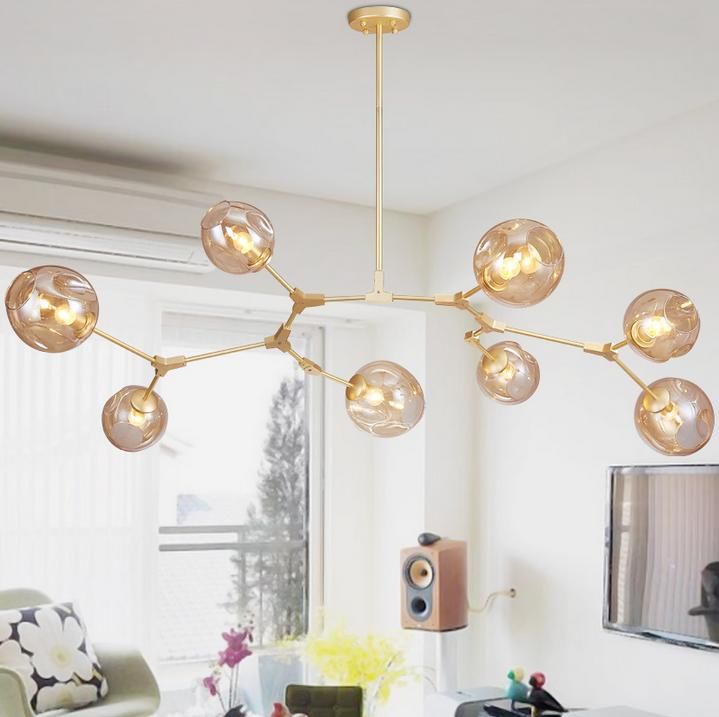 Lindsey Adelman Globe Branching Bubble Chandelier 110v 220v Modern Lindsey Adelman Globe Branching Bubble Chandelier 110v 220v Modern Light Lighting Lamp Shades Brass Pendant From O