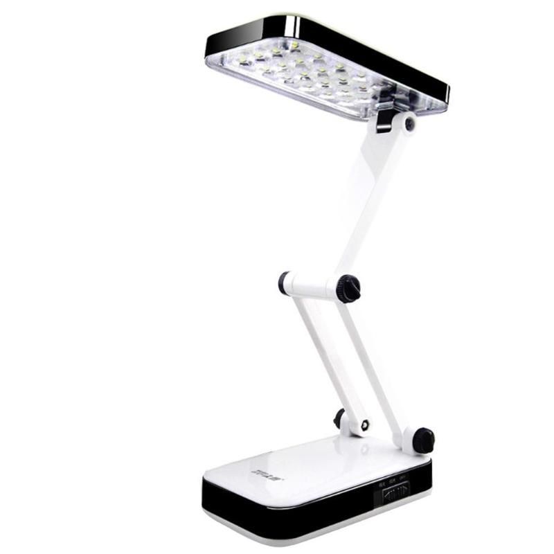 Creative 2 4w Led Folding Desk Lamp Solar Power Charging Dual Mode Eye Protection Students Reading Light