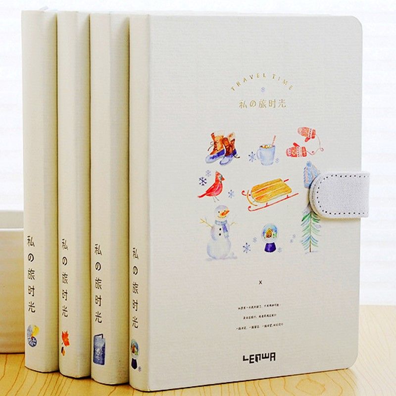 cute stationery a5 handbook diary planner notebook creative blank magnetic buckle agendas filofax a5 notepad school notebooks best agendas for college
