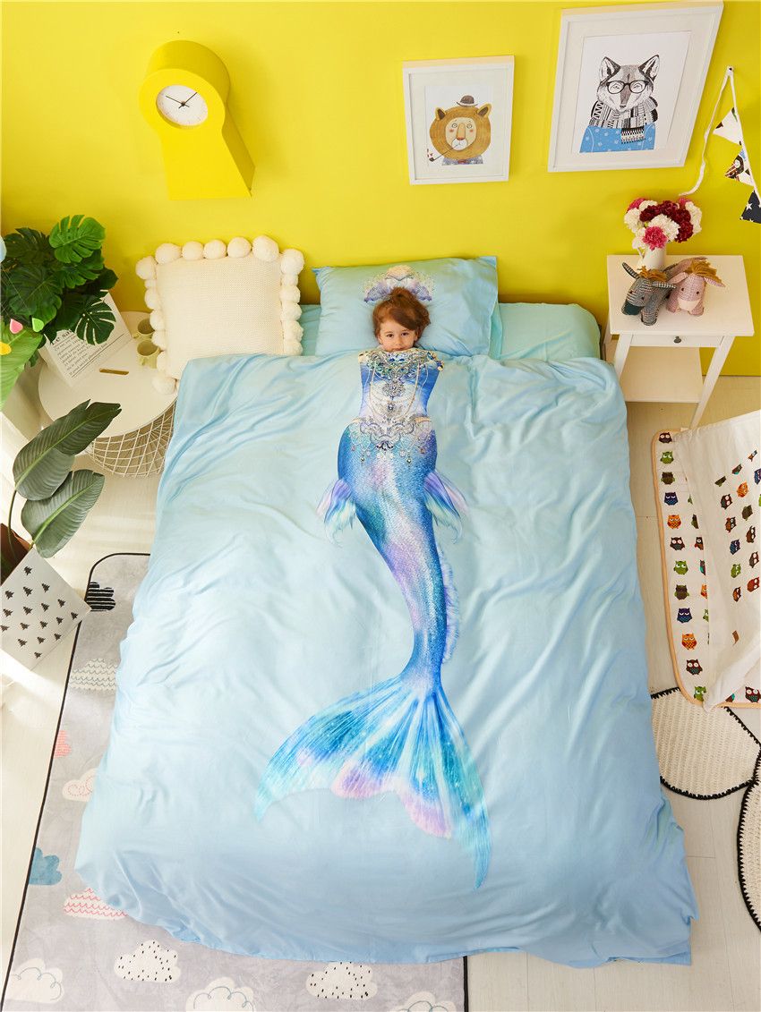 Cute Girls Kids Twin Queen Size Bedding Set Egyptian Cotton Bed Cute Girls Kids Twin Queen Size Bedding Set Egyptian Cotton Bed Flat Sheet Duvet Quilt Cover Bedlinen Pillowcase From