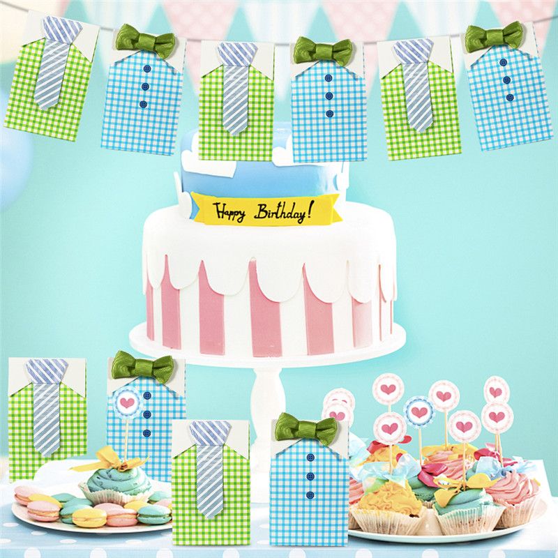 Nino Baby Shower Favor Caja Del Caramelo Para La Boda Favor Fiesta De Cumpleanos Azul Verde Pajarita Cumpleanos 50pcs Suministros De Alta Calidad