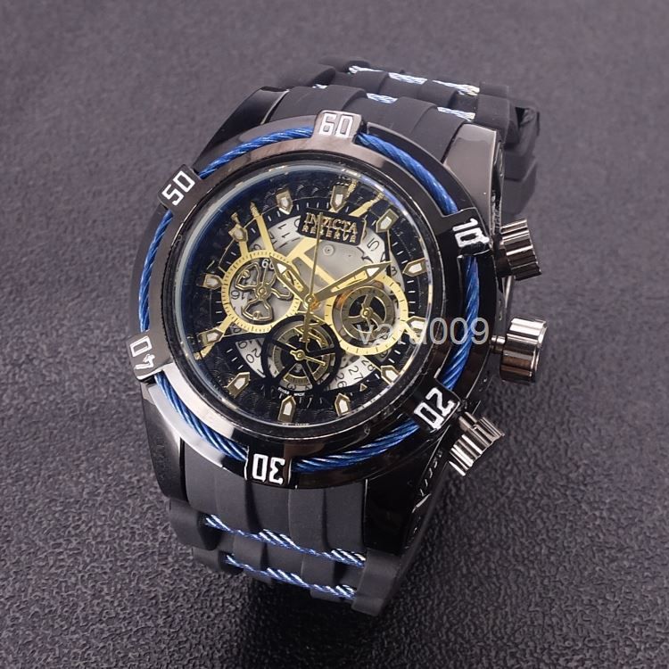quality big dial relógio invicta reserve small dial work outdoor