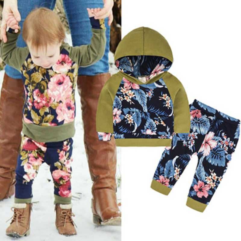 2018 2018 Baby Girl Clothes Purple Tops With Hood Body Long Sleeve