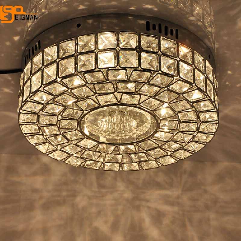 2019 Brief Style Crystal Lamp Modern Chrome Ceiling Lights Hallway 2019 Brief Style Crystal Lamp Modern Chrome Ceiling Lights Hallway Light Fixtures Dia30cm Bedroom From Sebastiani 212 58 Dhgate Com