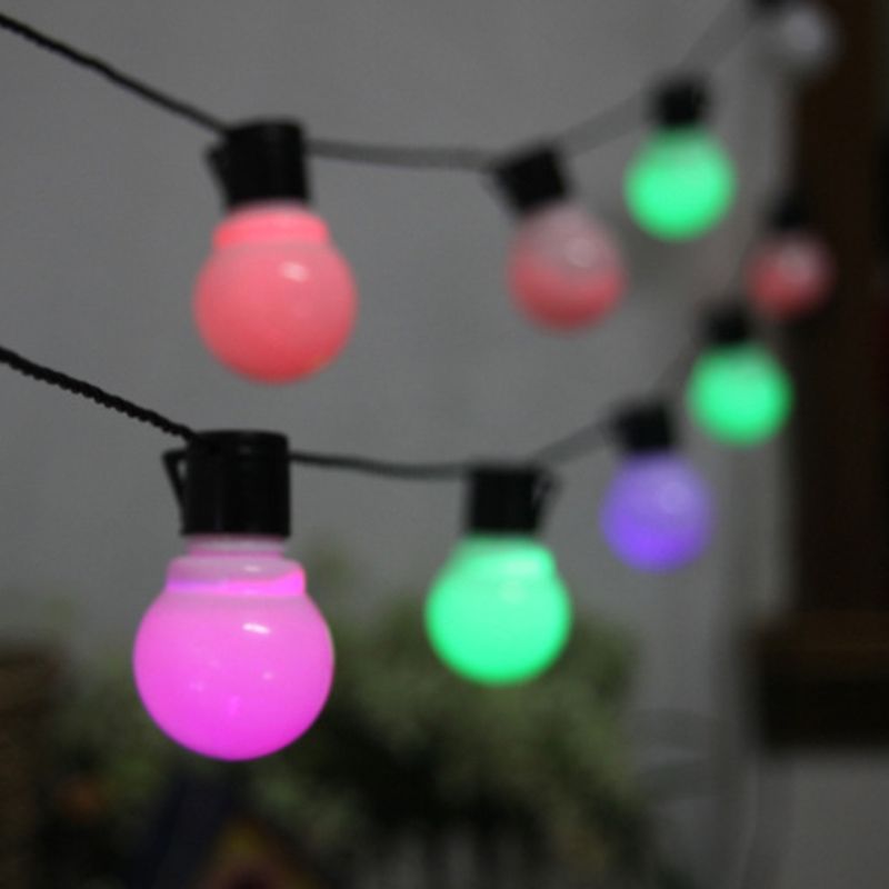 10 Leds Solar Powered Light Bulb String Lights Garden Outdoor Fairy 10 Leds Solar Powered Light Bulb String Lights Garden Outdoor Fairy Summer Decor Lamp Clh 8 Bulbs Battery Led From Grege