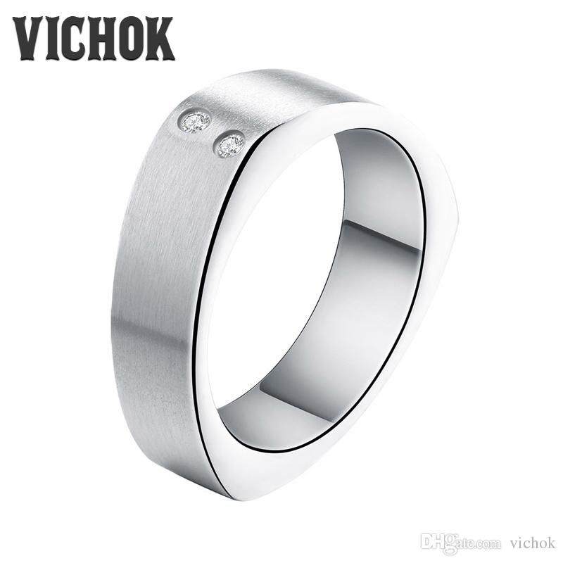 Gold Silver Black Rings Men Women Wedding Band Fashion Stainless